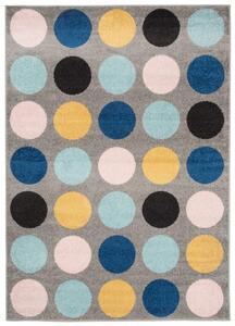 Makro Abra Kusový koberec LAZUR C937C puntíky vícebarevný Rozměr: 120x170 cm