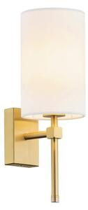 Argon 8034 - Nástěnná lampa ABRUZZO 1xE14/7W/230V mosaz/bílá