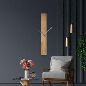 Dřevěné nástěnné hodiny z masivu – moderní design I SENTOP MAS019-OSMO-3041