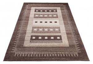 Makro Abra Kusový koberec SARI K189A tmavě béžový Rozměr: 80x150 cm