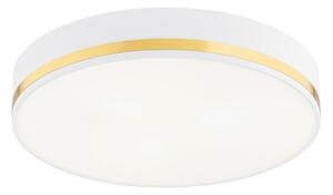 Argon 7034 - Stropní svítidlo AMORE 2xE27/15W/230V pr. 25 cm bílá/zlatá