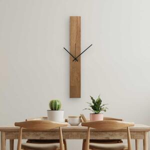 Dřevěné dubové nástěnné hodiny moderní design I SENTOP MAS019-AMBER