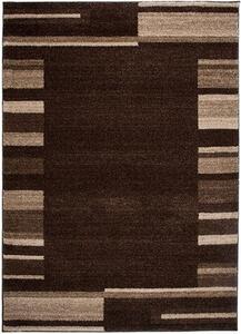Makro Abra Kusový koberec SARI 3438A tmavě hnědý Rozměr: 190x270 cm