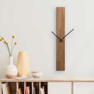 Dřevěné dubové nástěnné hodiny moderní design I SENTOP MAS019-AMBER