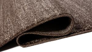 Makro Abra Kusový koberec SARI T006A tmavě hnědý Rozměr: 80x150 cm