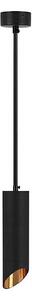 Lustr na lanku 1xGU10/35W/230V 20 cm černá
