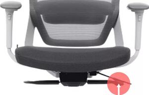 Kancelářská židle MERCURY SWIFT ŠEDÝ PLAST, TMAVĚ ŠEDÁ – ergonomická, , 1054317