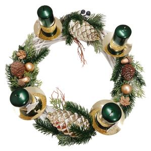 Zlatý adventní svícen