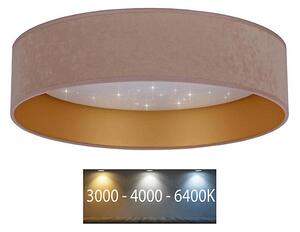 Brilagi - LED Stropní svítidlo VELVET STAR LED/24W/230V pr. 40 cm béžová/zlatá