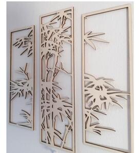 Eleganční třídílný obraz s bambusovým motivem I SENTOP PR0310