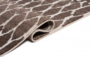 Makro Abra Kusový koberec SARI H071B hnědý Rozměr: 120x170 cm