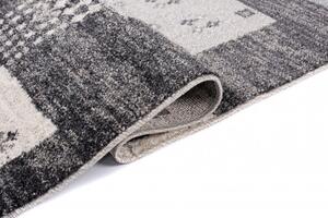 Makro Abra Kusový koberec SARI K202A šedý černý Rozměr: 80x150 cm