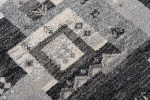 Makro Abra Kusový koberec SARI K202A šedý černý Rozměr: 120x170 cm