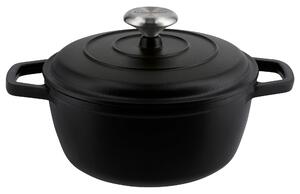 Silvercrest® Litinový hrnec Premium, Ø 21 cm (černá) (100410308001)
