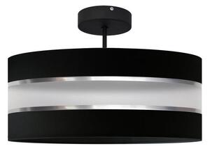 Lustr na tyči HELEN 3xE27/15W/230V černá/lesklý chrom