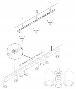 Bodové svítidlo ANGIE 6xGU10/35W/230V bílá