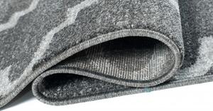 Makro Abra Koberec Běhoun SARI L386A tmavě šedý Rozměr: 80x500 cm