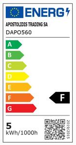 ACA Lighting LED lineární svítidlo DAPO 5W/230V/6000K/520Lm/120°/IP20/300mm