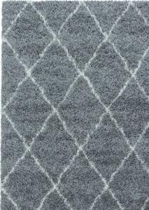 Kusový koberec Alvor Shaggy 3401 grey - 140 x 200 cm