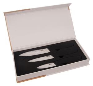 Kuchyňský nůž Cermaster s keram. čepelí sada 3 ks