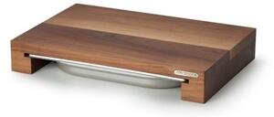 Continenta C4210 - Kuchyňské prkénko s mísou 39x27 cm ořech