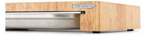 Continenta C4026 - Kuchyňské prkénko s mísou 39x27 cm gumovník