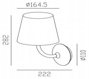 Gardino LX1791 - LED Venkovní nástěnná lampa VIOLA LED/7W/230V IP65