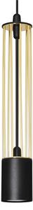 LED Lustr na lanku BARS 3xGU10/4,8W/230V černá/zlatá