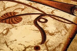 Makro Abra Kusový koberec DORIAN 9106A hnědý Rozměr: 60x100 cm