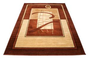 Makro Abra Kusový koberec DORIAN 5118A hnědý Rozměr: 70x140 cm
