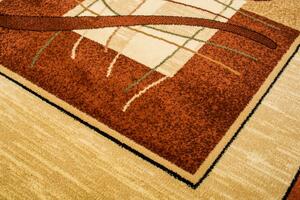 Makro Abra Kusový koberec DORIAN 5118A hnědý Rozměr: 70x140 cm