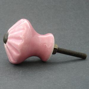 Knopka růžová- model 9 Barva kovu: antik světlá