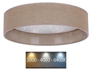 Brilagi - LED Stropní svítidlo VELVET STAR LED/24W/230V pr. 40 cm hnědá