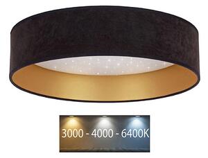Brilagi - LED Stropní svítidlo VELVET STAR LED/24W/230V pr. 40 cm černá/zlatá