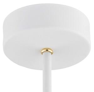 Argon 2117 - Lustr na tyči CHARLOTTE 5xE27/15W/230V bílá/zlatá