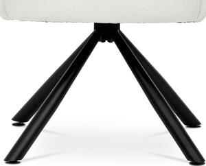 Jídelní židle TUANA bílá/černá