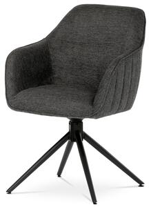 Jídelní židle ZINA šedá/černá