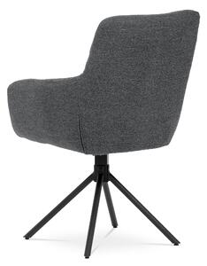 Jídelní židle ZENIA šedá/černá