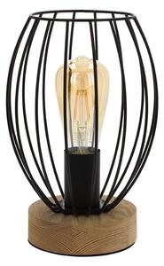 Spot-Light DO84449174 - Stolní lampa GUNNAR 1xE27/25W/230V dub