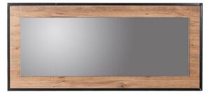 Nástěnné zrcadlo QUANTUM 60x110 cm hnědá/černá