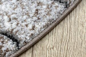 Makro Abra Moderní kulatý koberec COZY 8875 Dřevo hnědý Rozměr: průměr 100 cm