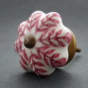 Keramická úchytka-Růžový strom Barva kovu: zlatá
