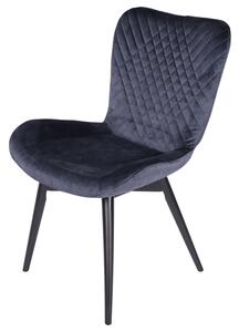 Jídelní židle SARANDER buk černá/tmavě modrá