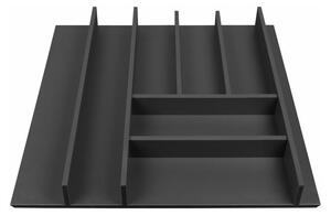 Černý příborník do zásuvky 48 x 47 cm Wood Line – Elletipi