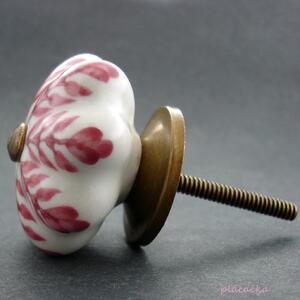 Keramická úchytka-Růžový strom Barva kovu: stříbrná