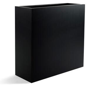 Argento, dělící květináč Barva květináče: Černá, Rozměry: 69x26x64 cm