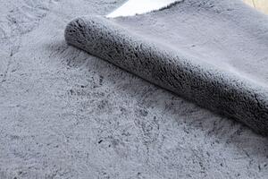 Makro Abra Kusový koberec Shaggy LAPIN černý / slonová kost Rozměr: 80x150 cm