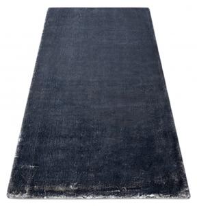 Makro Abra Kusový koberec Shaggy LAPIN slonová kost / černý Rozměr: 80x150 cm