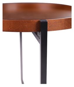 Odkládací stolek RINOLA dřevo/kov