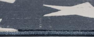 Makro Abra Moderní kusový koberec CAN 18209/091 Hvězdy modrý Rozměr: 200x290 cm